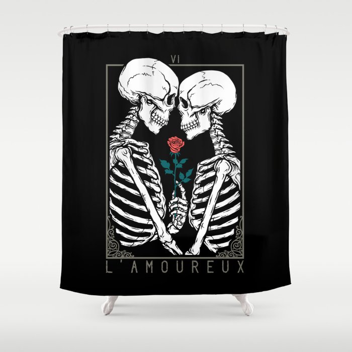 VI The Lovers Shower Curtain