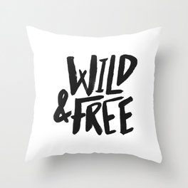 Wild & Free Throw Pillow