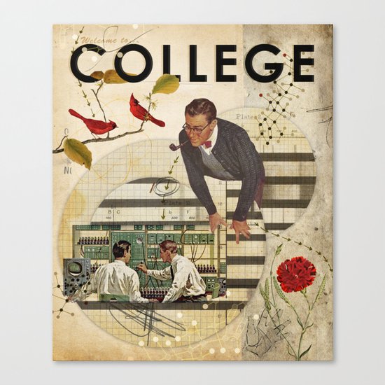 Welcome to... College Canvas Print