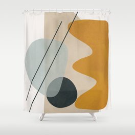 Abstract Shapes No.27 Shower Curtain