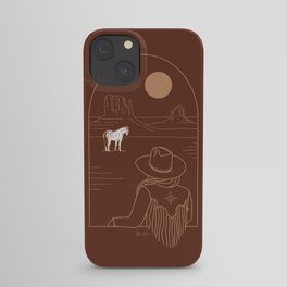 Lost Pony in Burnt Clay iPhone Case