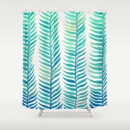 Seafoam Seaweed Shower Curtain