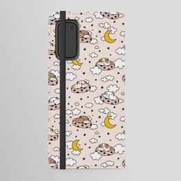 Sleepy Guinea pigs in peachy pink  Android Wallet Case