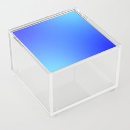 16 Blue Gradient 220506 Aura Ombre Valourine Digital Minimalist Art Acrylic Box