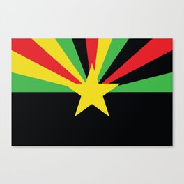 Arid Rasta Vecta Canvas Print