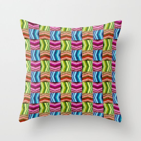 Left, Right, Up, Down Throw Pillow
