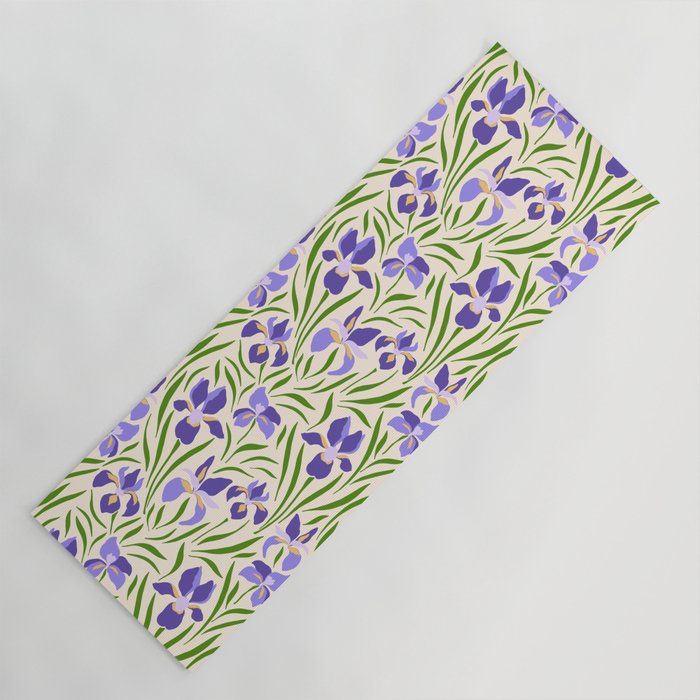 Iris Flower Gallery Yoga Mat