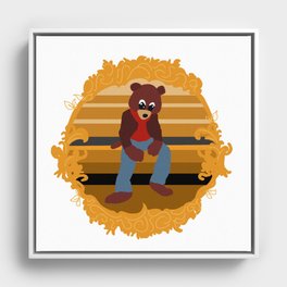 College Dropout  Framed Canvas