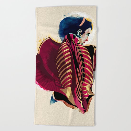 Anatomy 07a Beach Towel