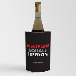 “Discipline Equals Freedom” Jocko Willink Wine Chiller