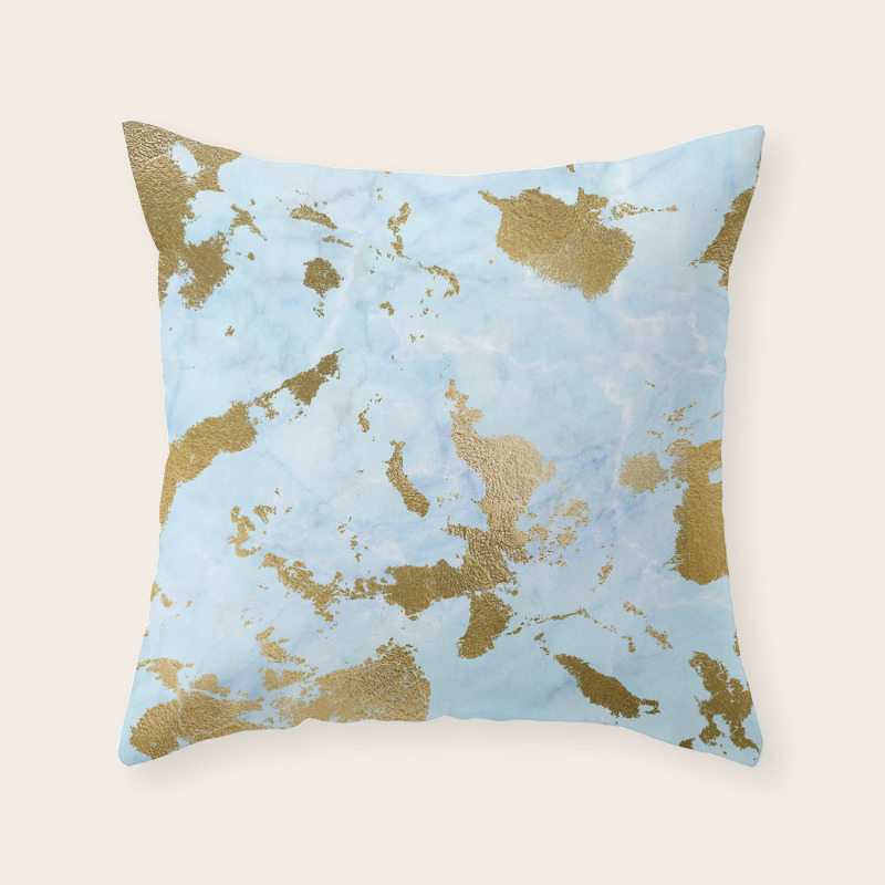 light blue throw pillows