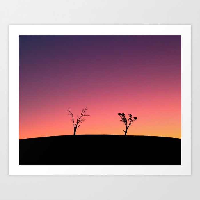 Sunset Tasmania Art Print