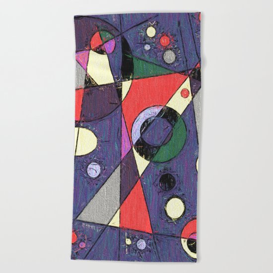 Abstract #747 Beach Towel