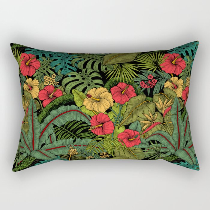 Tropical garden Rectangular Pillow