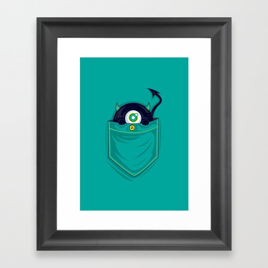 Pocket Monster Framed Art Print