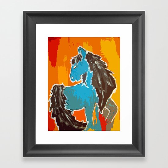 Southwest; horse Framed Art Print