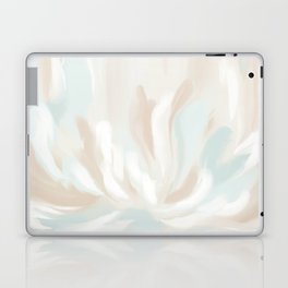 Pastel Pink and Blue Abstract Florals  Laptop & iPad Skin