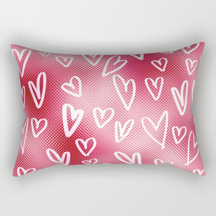 hearts Rectangular Pillow
