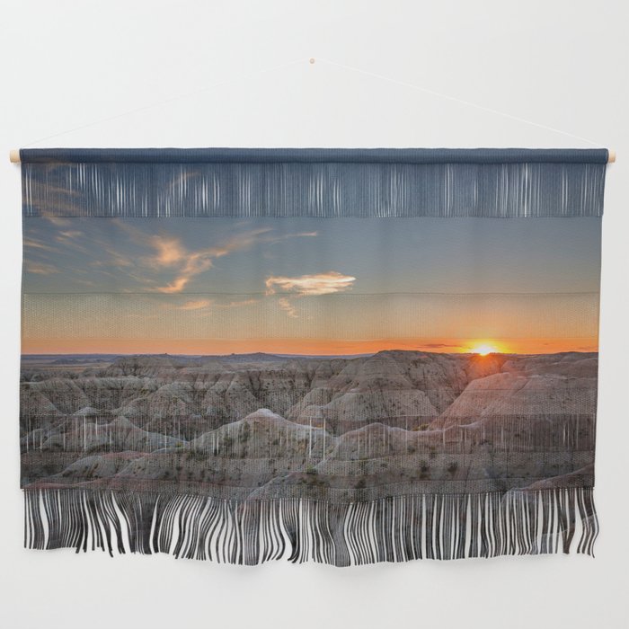 South Dakota Sunset - Dusk in the Badlands Wall Hanging