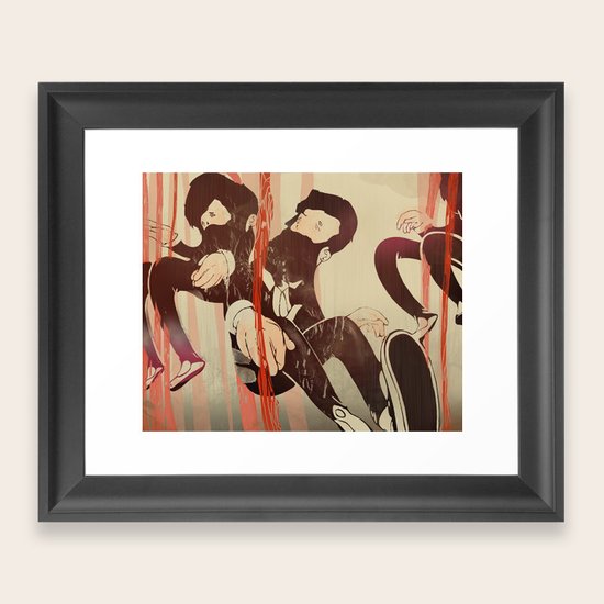 high Framed Art Print