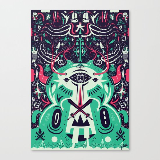 Spirit of the gods Canvas Print