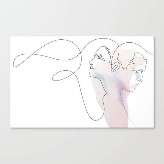Conversation Canvas Print