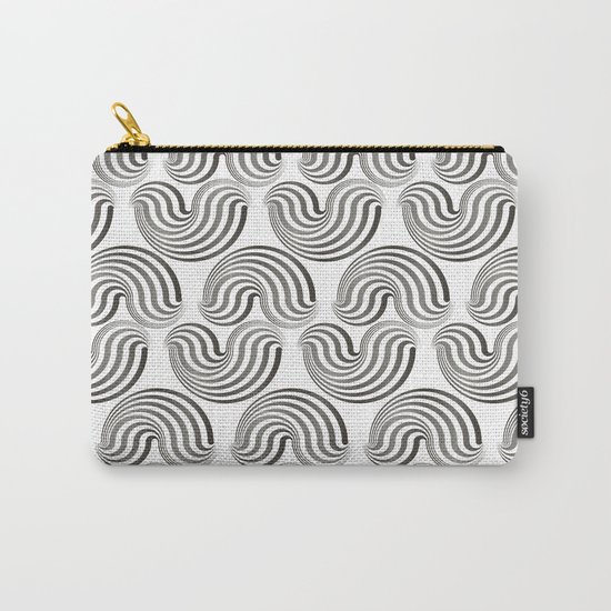 Black and white pattern - Optical game12 Carry-All Pouch
