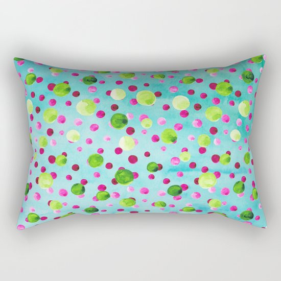 Polka Dot Pattern 09 Rectangular Pillow