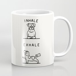 Inhale Exhale Jack Russell Terrier Mug