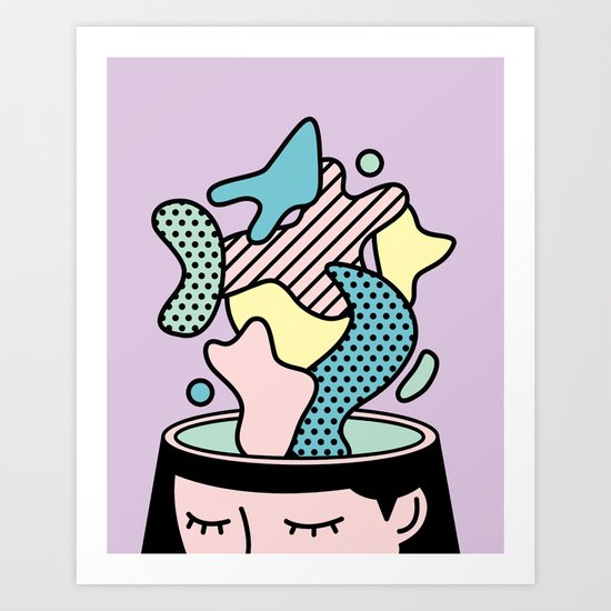 Open Your Mind Art Print