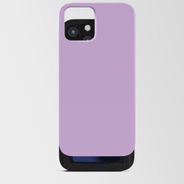 Sweet Lilac Pink-Purple - Plain Block Color - Pastel / Spring / Summer / Lavender / Floral Shade iPhone Card Case