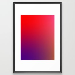 90  Rainbow Gradient Colour Palette 220506 Aura Ombre Valourine Digital Minimalist Art Framed Art Print | Spirit, Art, Contemporary, Valourine, Graphicdesign, Aura, Sunset, Autumngradient, Abstract, Sunsetgradient 