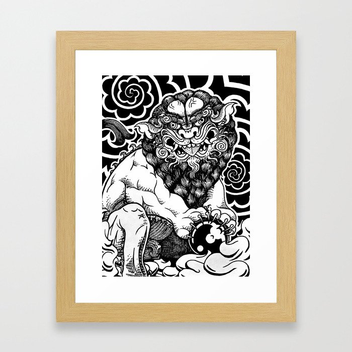 Lion Framed Art Print