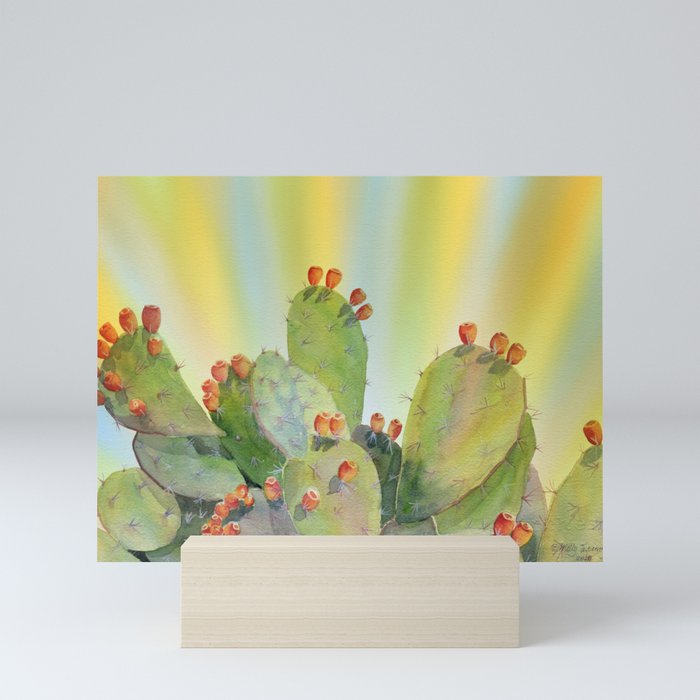 Prickly Cactus  Mini Art Print