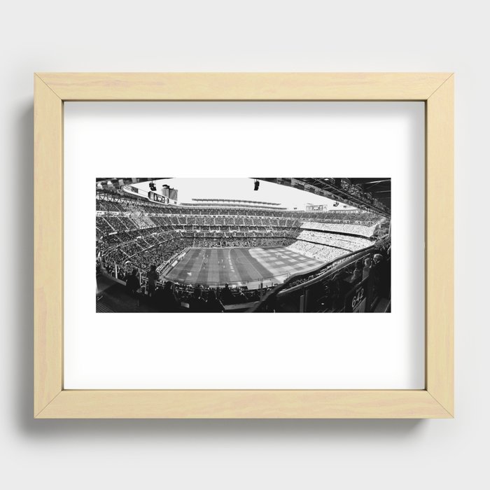 Real Madrid Stadium Recessed Framed Print