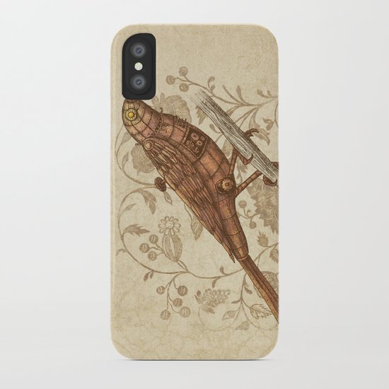 Steampunk Songbird iPhone Case