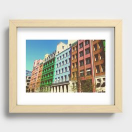 Colorful Berlin Buildings Recessed Framed Print