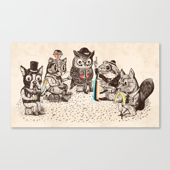 Strange Animals Canvas Print