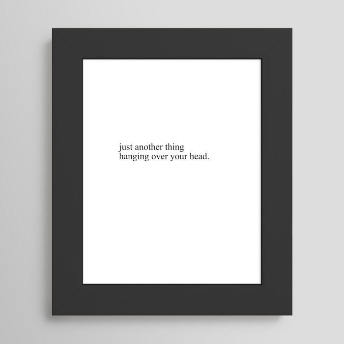 Framed Art Print