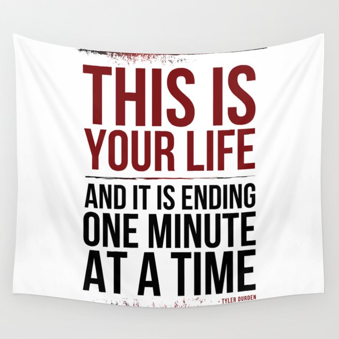 Fight Club This Is Your Life Wall Tapestry By Reformation Designs Society6