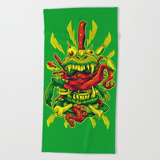 BEASTBURGER Beach Towel