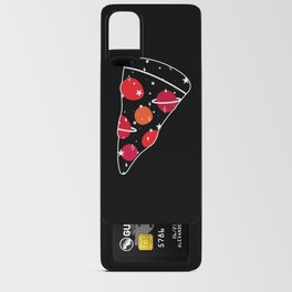 Space Pizza (black) Android Card Case