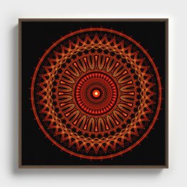 Mandala  pattern Framed Canvas
