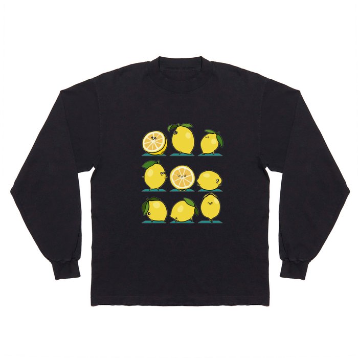 Lemon Yoga Long Sleeve T Shirt
