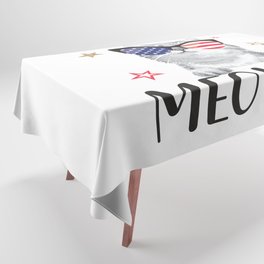 Meowica Independence Day Cat Tablecloth
