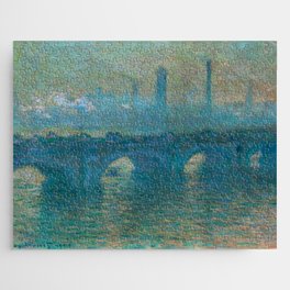 Claude Monet "Waterloo Bridge, Gray Weather" Jigsaw Puzzle