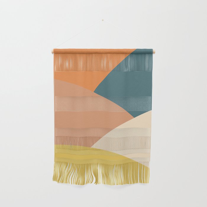 Mountains abstract (autumn morning) Wall Hanging