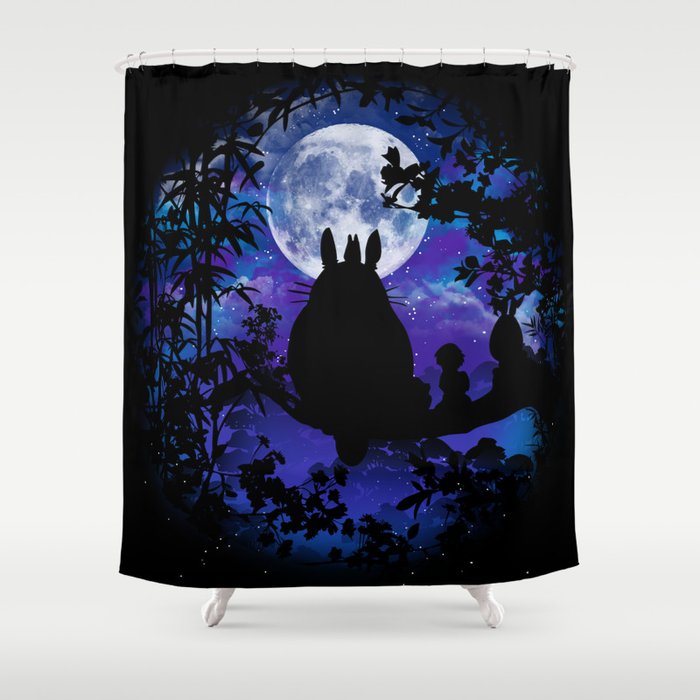 Under the moon Shower Curtain