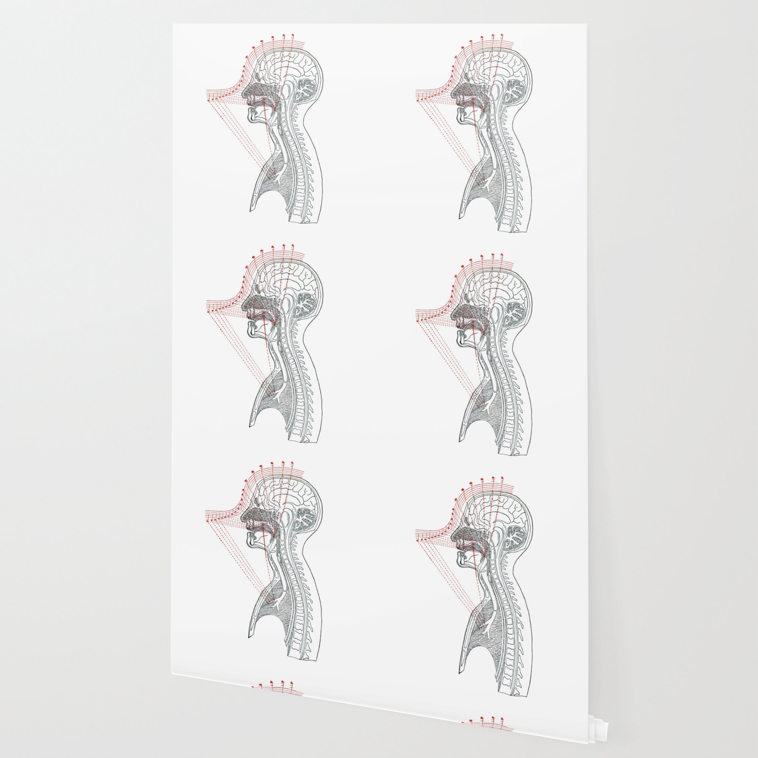 Voice Anatomy Wallpaper By Upopot Society6