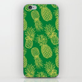 Fresh Pineapples Green & Yellow iPhone Skin